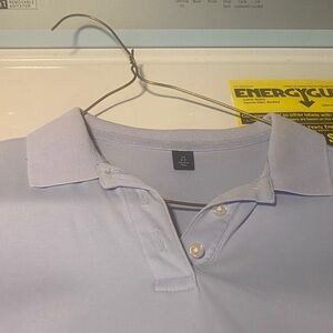 Lands' End Men's Soft Blue Polo Shirt